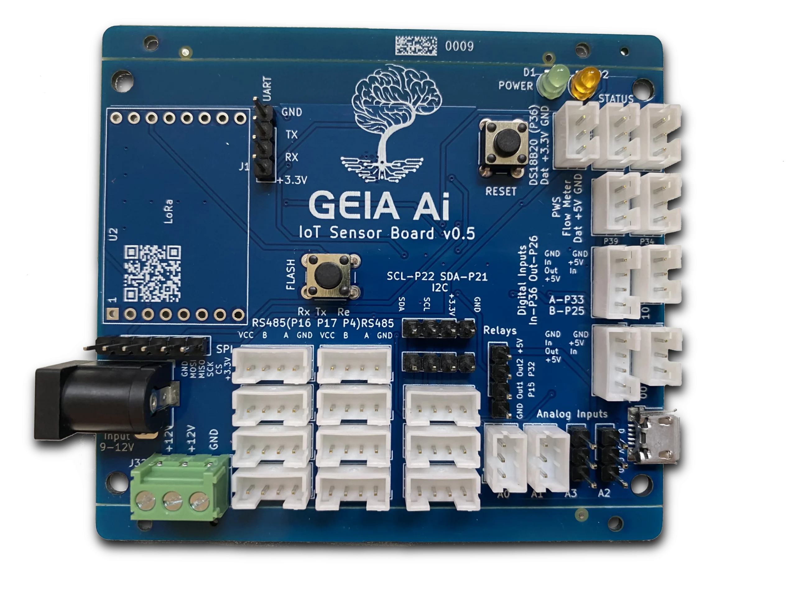 Hydroponics Automation Micro-controller PCB Board