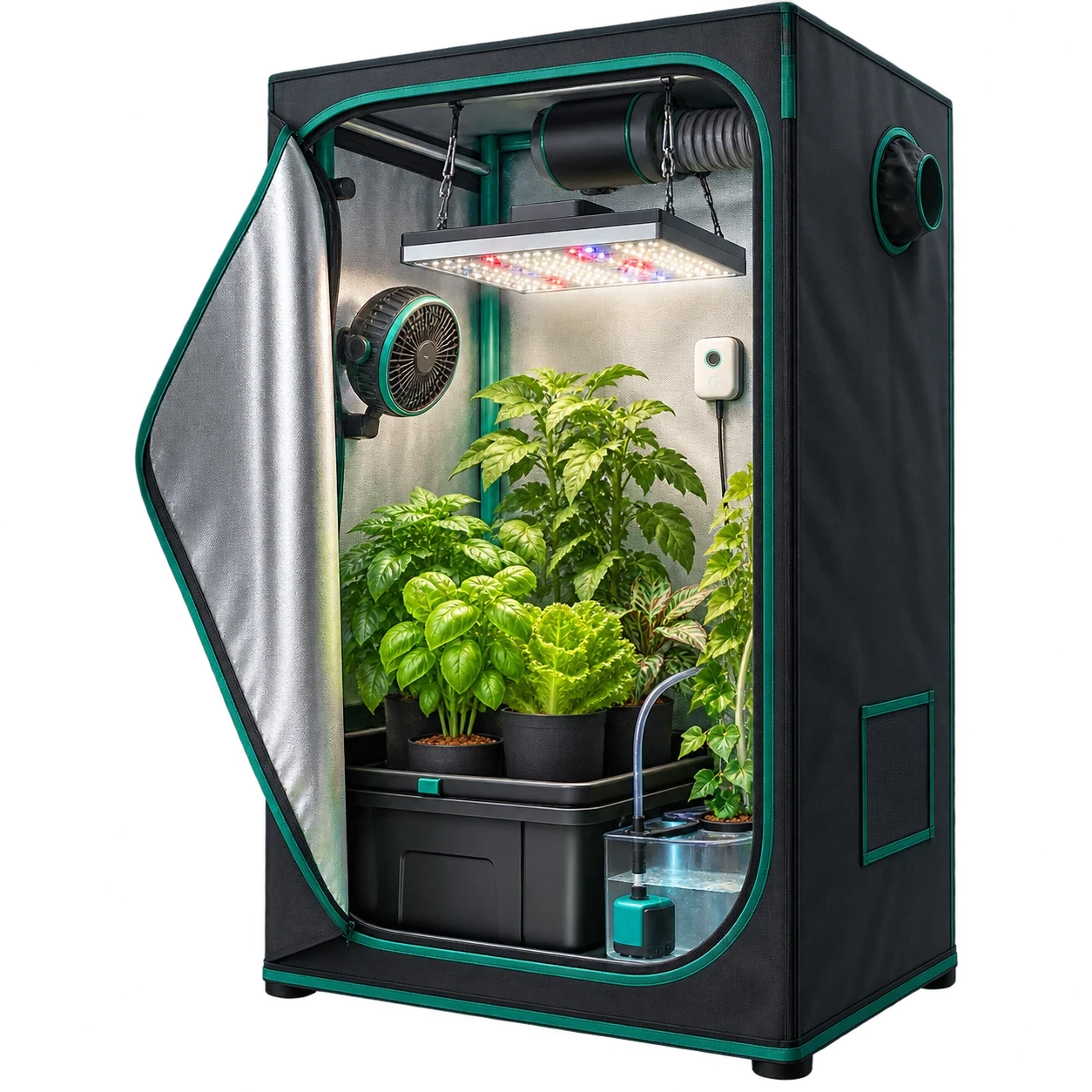 Grow tents and grow boxes<
