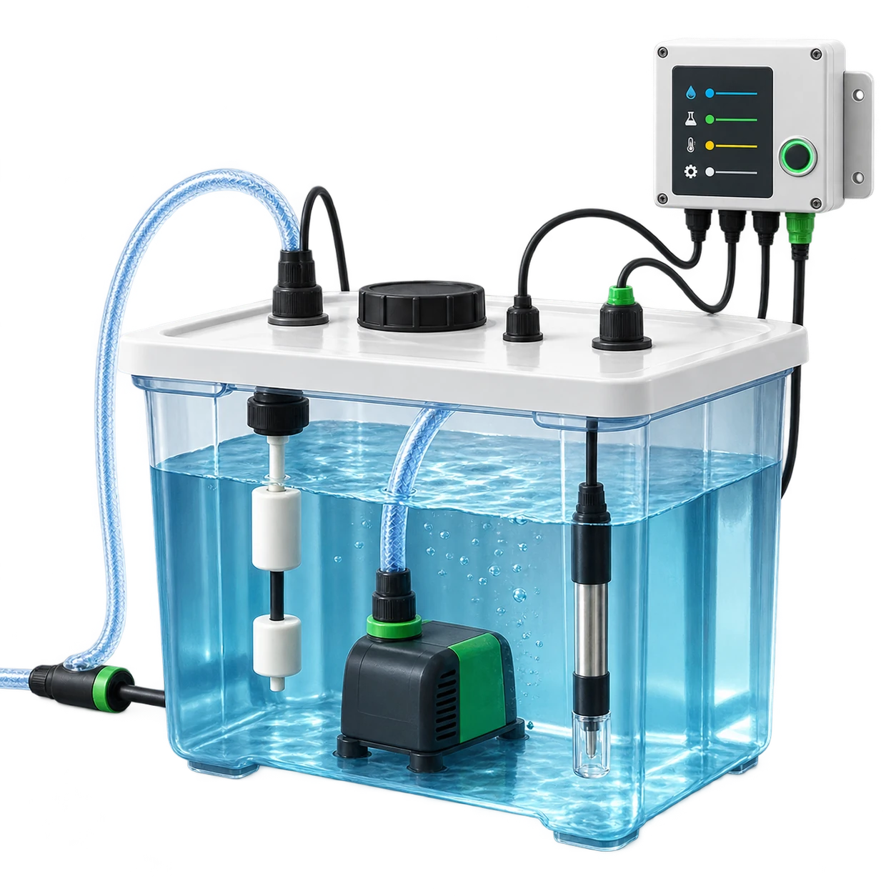 Hydroponics reservoirs