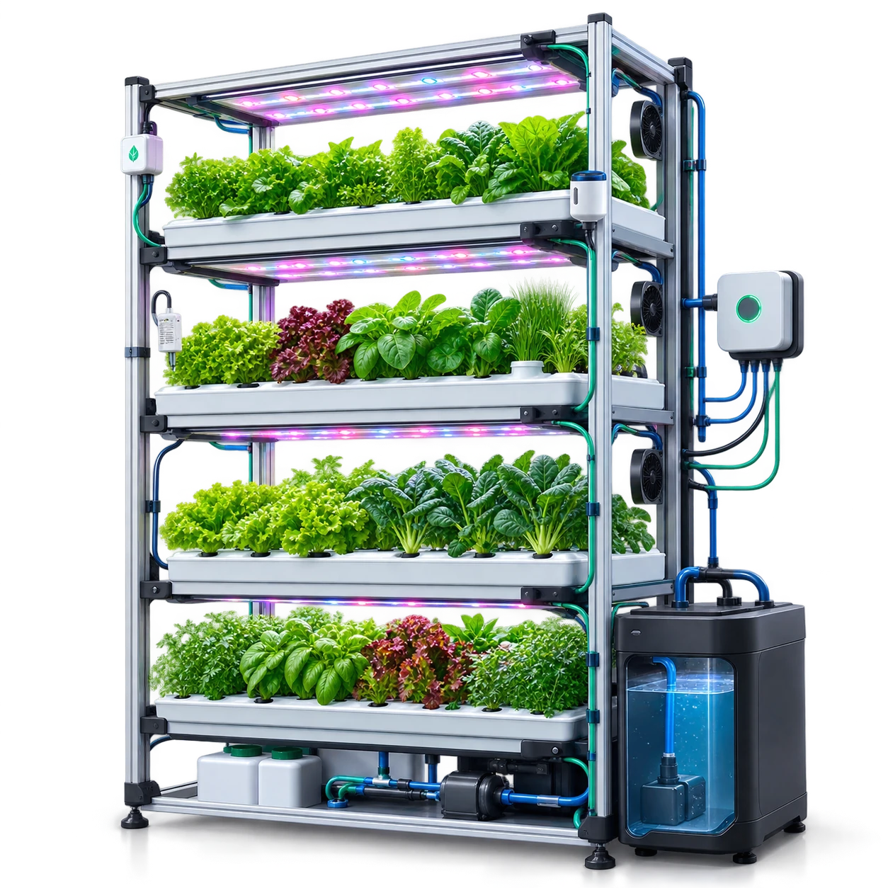 Indoor farms and vertical farms